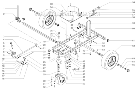 Page I Diagram and Parts List for 8950 0290011 Titan Paint Sprayer