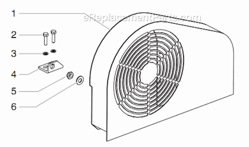 Belt Guard Assembly Diagram and Parts List for 6900GHD 448-605 Titan Sprayer