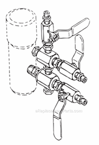 Part Location Diagram of 975-214 Titan 4 Gun 1/4"