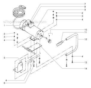 Part Location Diagram of 860-004 Titan Washer, Flat