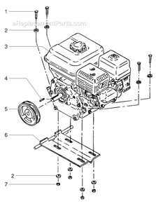 Part Location Diagram of 980-307 Titan Key