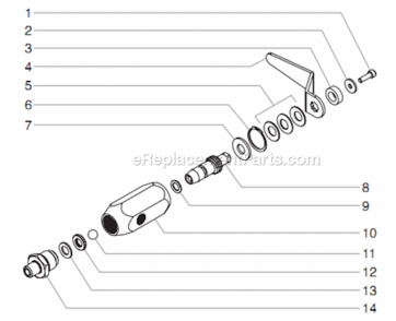 Part Location Diagram of 944-009 Titan Valve Housing
