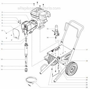 Part Location Diagram of 0509635 Titan Screw