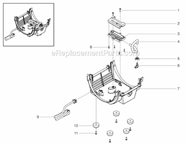 Lower Housing Assembly Diagram and Parts List for 75  Titan Sprayer