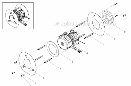 Part Location Diagram of 9821503 SprayTECH Washer, 1/4 Inch