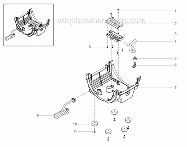 Part Location Diagram of 327226 SprayTECH RETURN TUBE CLIP