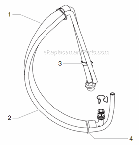 Suction Set Assembly Diagram and Parts List for 500 0552055 Titan Paint Sprayer
