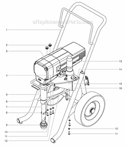 Part Location Diagram of 812-003 Titan Outlet Fitting, 3/8