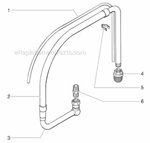 Part Location Diagram of 800-903 Titan Return Hose