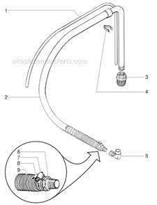 Fluid Section Assembly Diagram and Parts List for 400 0552071 Titan Paint Sprayer