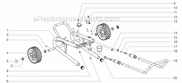 Part Location Diagram of 0295805 Titan Shock Hazard Label