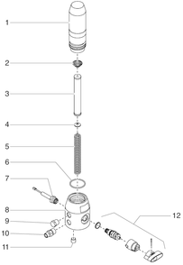 Epx2455 Advantage Series Filter Assembly Diagram and Parts List for EPX2455 Advantage Series Titan Paint Sprayer