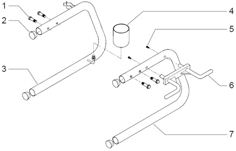660xc Skid Assembly Diagram and Parts List for 660XC  Titan Paint Sprayer