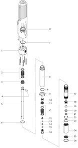Part Location Diagram of 528296 Titan NUT, HEX. JAM, 1 3/4-16