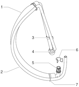 Epx2355 Suction Set Assembly (P/N 0551104) Diagram and Parts List for EPX2355  Titan Paint Sprayer