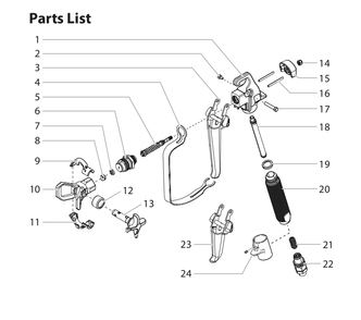 Diagram Diagram and Parts List for G-10-TR2  Titan Sprayer