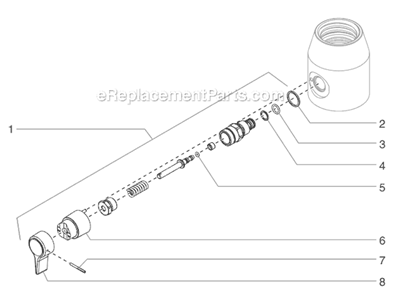 Part Location Diagram of 221-012 Titan O-ring, Viton