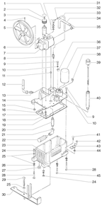 Powrtwin 6900xlt Hydraulic System Diagram and Parts List for 6900XLT powrtwin Titan Paint Sprayer