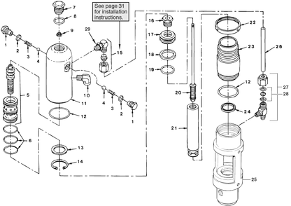 Powrtwin 4900gh Hydraulic Motor Diagram and Parts List for 4900GH  Titan Paint Sprayer