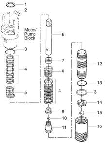 Powrtwin 12000gh Fluid Section Diagram and Parts List for 12000GH  Titan Paint Sprayer