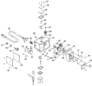 Epic 447ex Gear Box Diagram and Parts List for 447EX  Titan Paint Sprayer