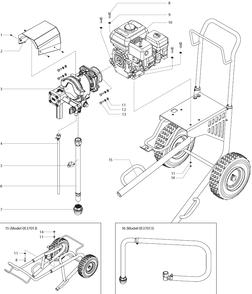 Part Location Diagram of 0537231a Titan Siphon Assembly
