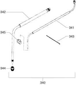Powrliner 3100 Siphon Assembly Diagram and Parts List for 3100  Titan Paint Sprayer