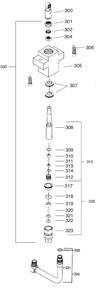Part Location Diagram of 730-505 Titan Pump Housing