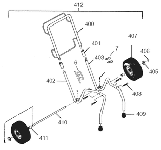 Epic 447hpx Low Rider Frame Assembly Diagram and Parts List for 447HPX  Titan Paint Sprayer