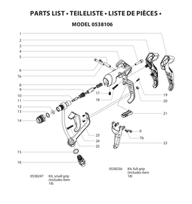 Diagram Diagram and Parts List for RX-APEX-0538106  Titan Sprayer