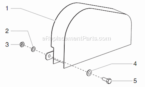 Belt Guard Assembly Diagram and Parts List for 4900XLT 335-320 Titan Sprayer