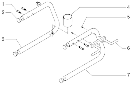 Part Location Diagram of 704-091 Titan Right Leg