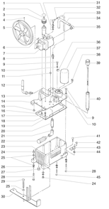 Powrtwin 12000gh Hydraulic System Diagram and Parts List for 12000GH  Titan Paint Sprayer