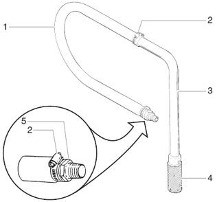 Powrliner 2800 Siphon Hose Assembly (P/N 779-295) Diagram and Parts List for 2800  Titan Paint Sprayer