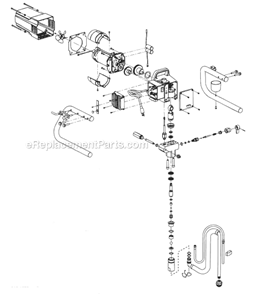 Main Assembly Diagram and Parts List for 440I 700-3000 Titan Sprayer
