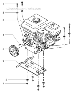 Gas Convertokit Diagram and Parts List for 6900XLT 448-310 Titan Sprayer