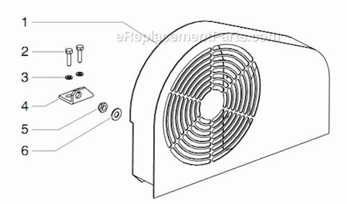 Belt Guard Assembly Diagram and Parts List for 6900GHD 448-606 Titan Sprayer