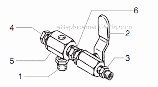 Add-A-Gun Kit 3/8" Diagram and Parts List for 8900XLT 449-315 Titan Sprayer