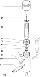 Powrtwin 12000gh Filter Assembly Diagram and Parts List for 12000GH  Titan Paint Sprayer