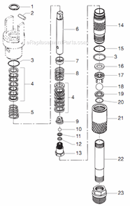 Part Location Diagram of 236-032 Titan Seal Washer
