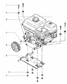 Gas Convertor Kit (P/N 506-277) Diagram and Parts List for 12000XLTDI 459-355 Titan Sprayer