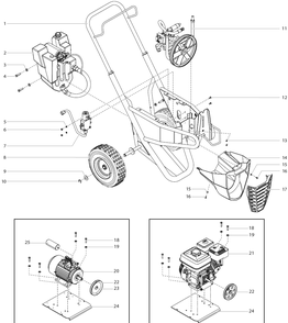 Powrbeast 7700 Main Assembly Ii Diagram and Parts List for 7700  Titan Paint Sprayer