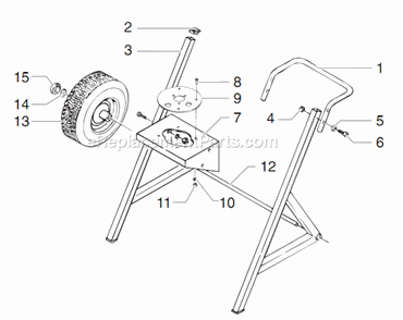 Part Location Diagram of 860-502 Titan Nut