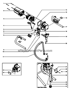 Part Location Diagram of 704-232 Titan Motor Cover