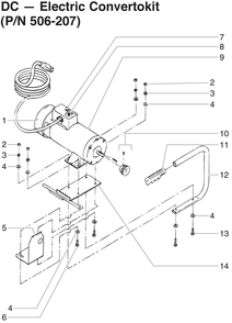 Powrtwin 12000gh Dc-Electric Convertokit Diagram and Parts List for 12000GH Insert Titan Paint Sprayer