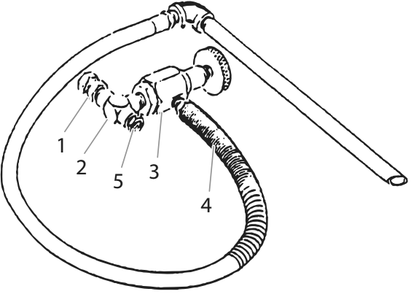 Part Location Diagram of 103-106a Titan Bleed Line Assembly