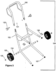 Elite E15 Frame Diagram and Parts List for ELITE-E15  Titan Paint Sprayer