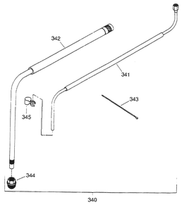 Epic 440e Syphon Assembly Diagram and Parts List for 440E  Titan Paint Sprayer