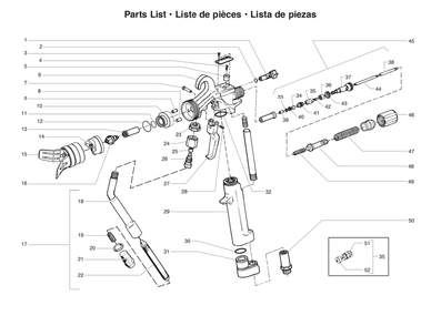 Diagram Diagram and Parts List for GM2600  Titan Sprayer