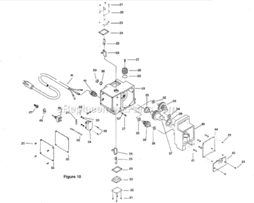 Part Location Diagram of 700-646 Titan Complete Unloader Assembly